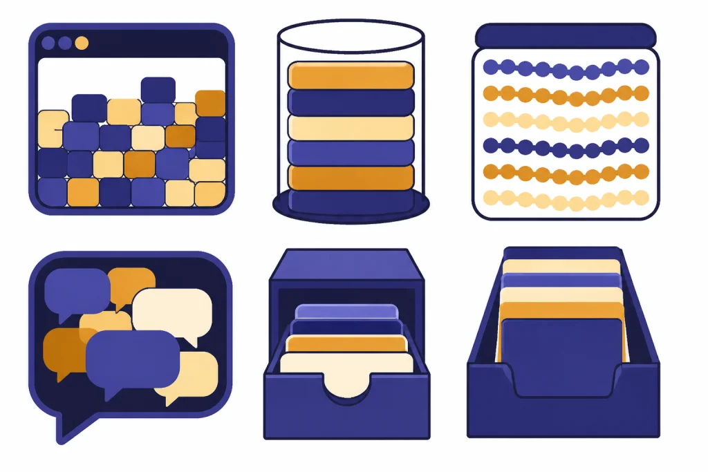 Six limit containers for tokens, words, characters, messages, memory, and files in a grid.